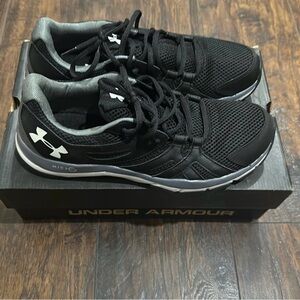 Under Armour Strive 6 Running Sneakers Mens 10.5 Black Micro G Athletic Gym